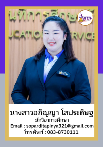 นางสาวอภิญญา โสประดิษฐ